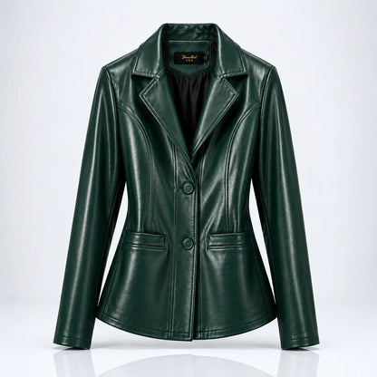 Valentina Leather Blazer