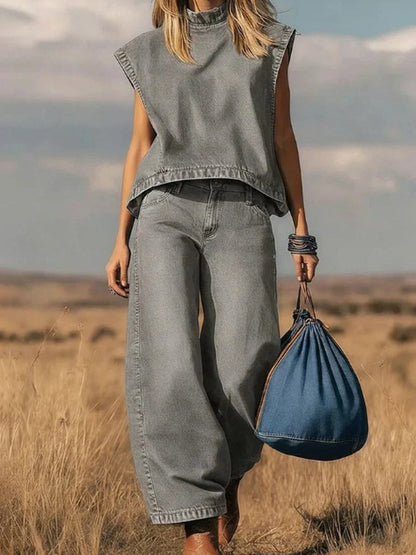 Merlina | Loose Set with Wide Trousers