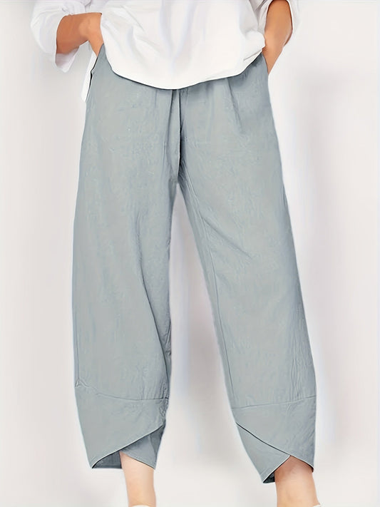 Glenda – Asymmetric Crop Pants
