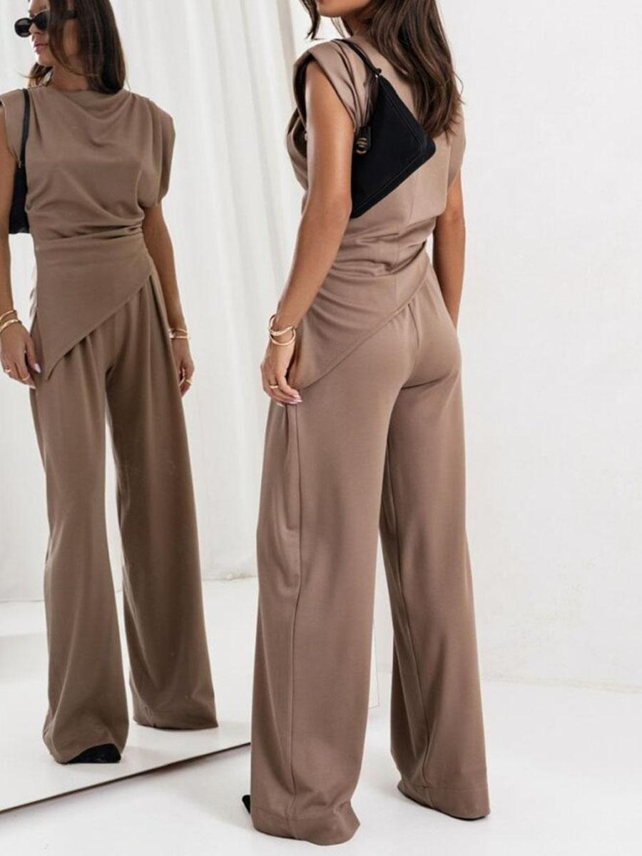 Romilly Sleeveless Casual Two-Piece Set
