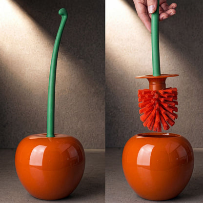 Cherry Toilet Brush Set