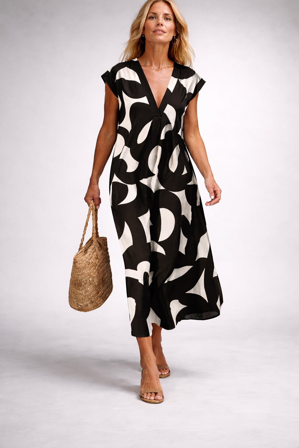 Tatiana™ | Cutwork Detail Maxi Dress