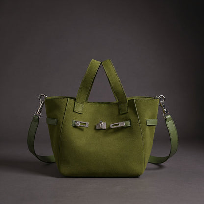 Melania Mini Suede Tote