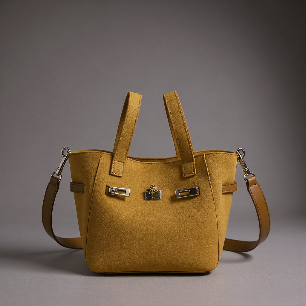 Melania Mini Suede Tote