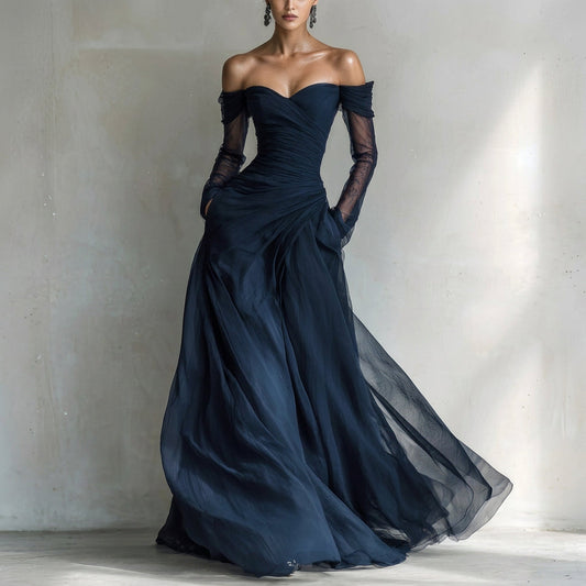 Eleonora - Long Off-Shoulder Dress