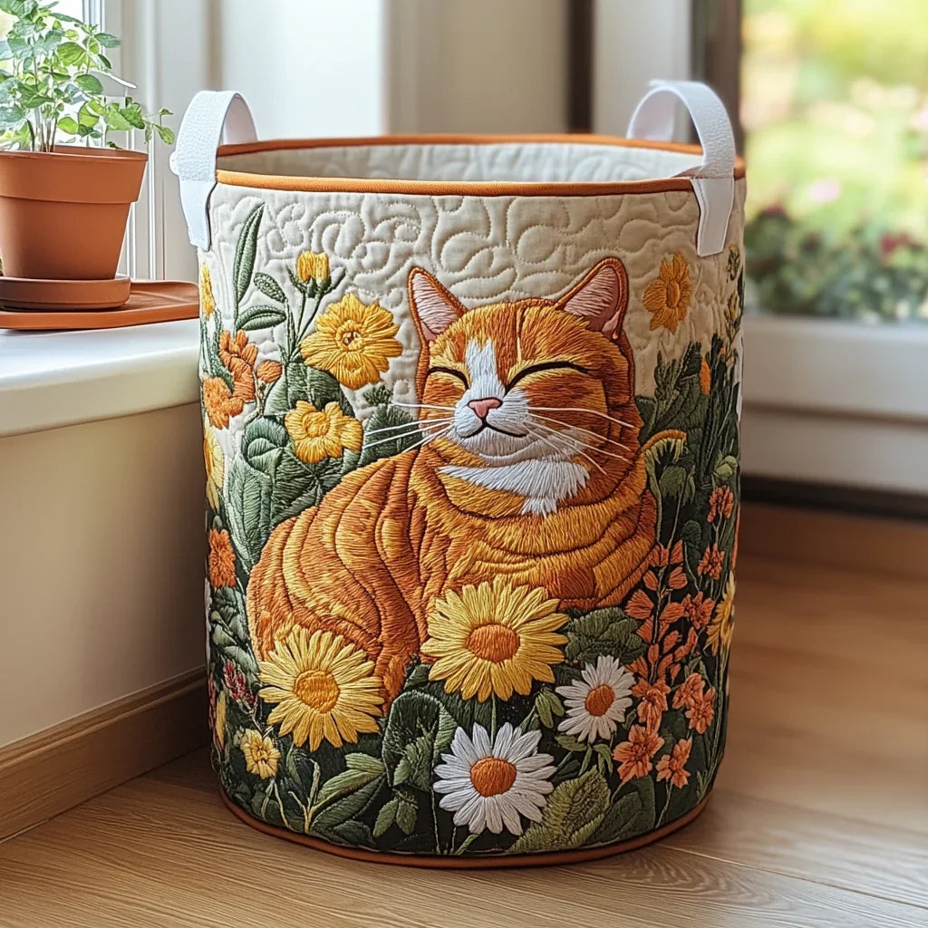 Ginger Daisy Nap Laundry Basket - 2