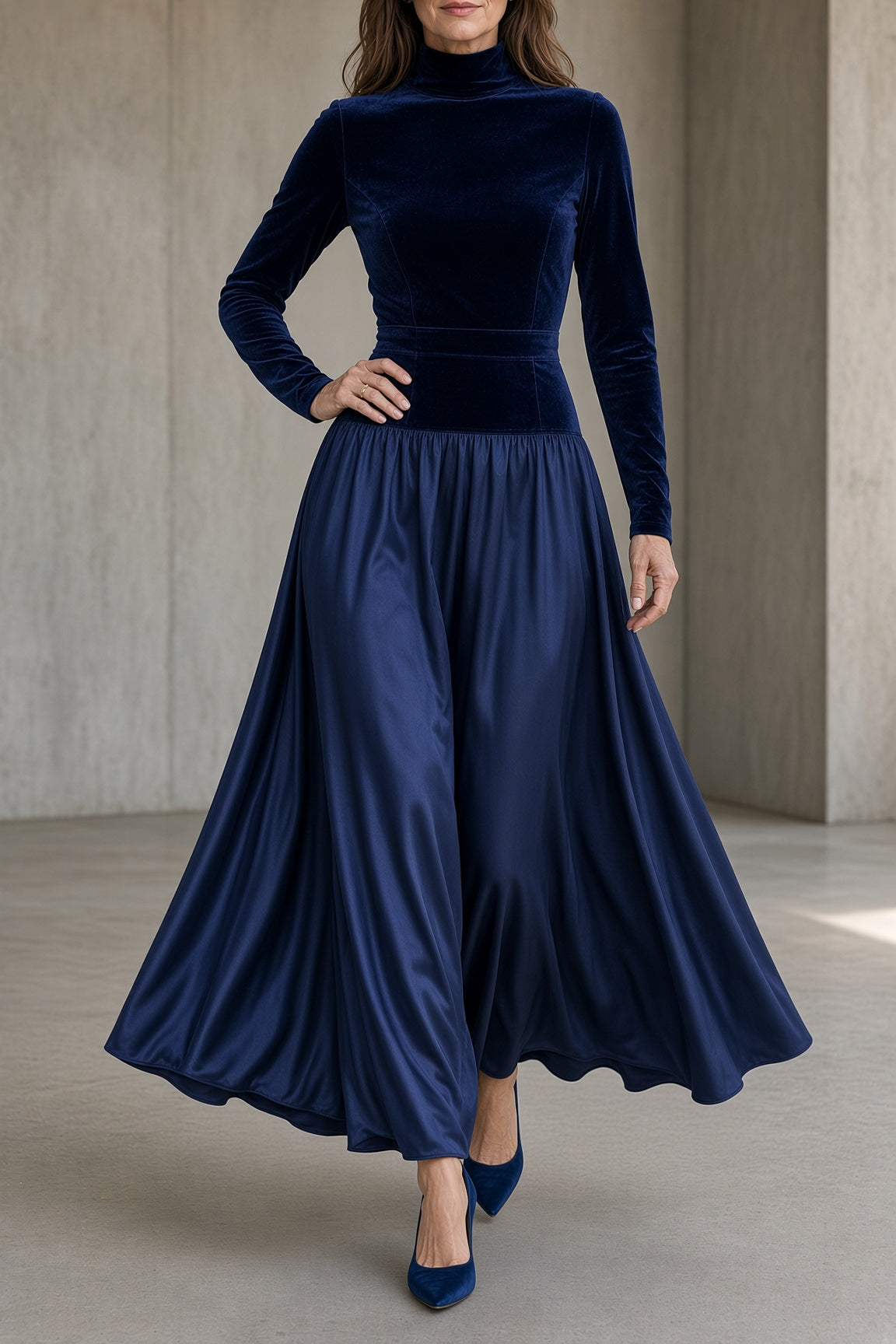 Vivien Velvet Dress™