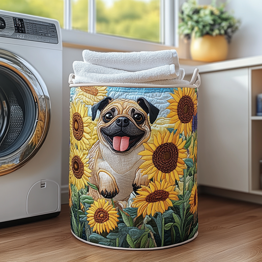 Happy Pug Laundry Basket - 2