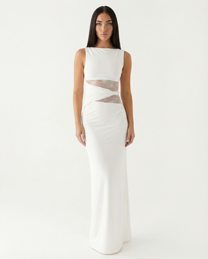 Lace Illusion Maxi