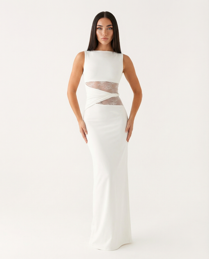Lace Illusion Maxi