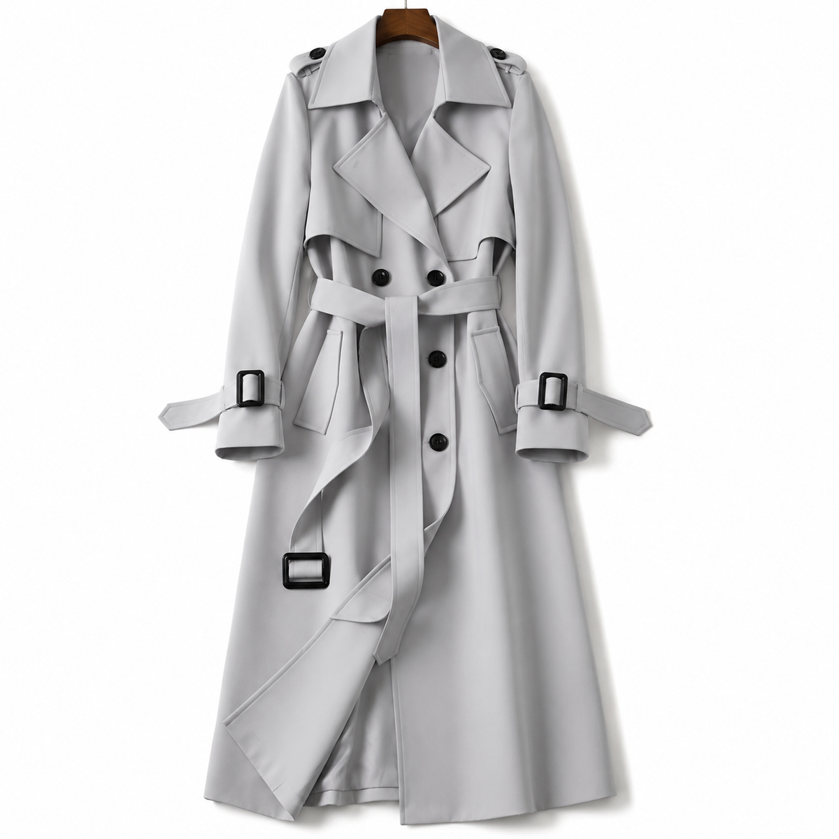 Natalia | Classic Long Trench Coat