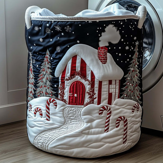 Peppermint Lane Laundry Basket - 2