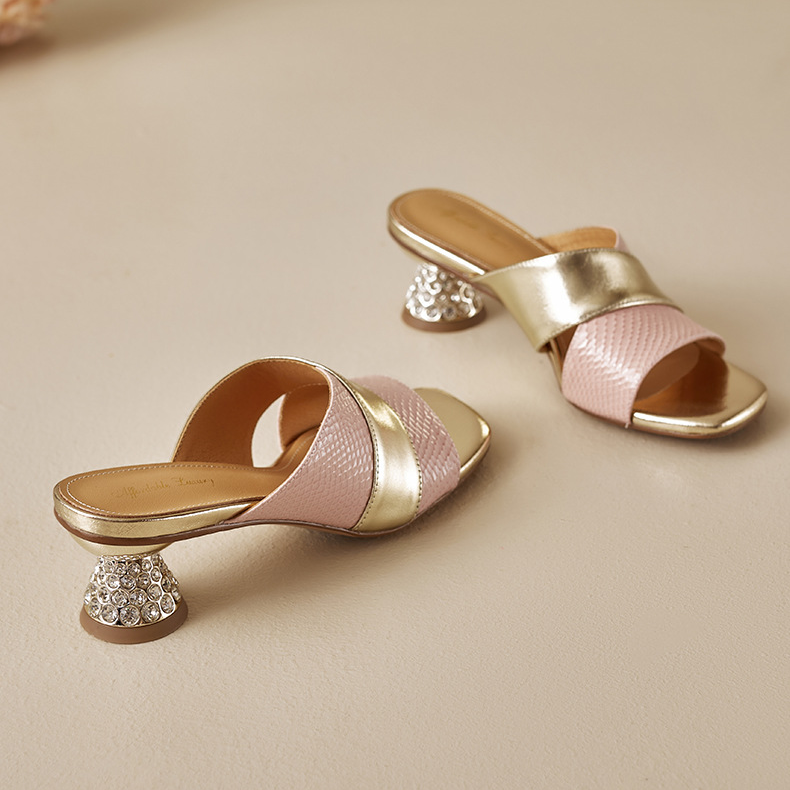 Viana Genuine Leather Mules