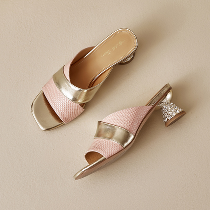 Viana Genuine Leather Mules