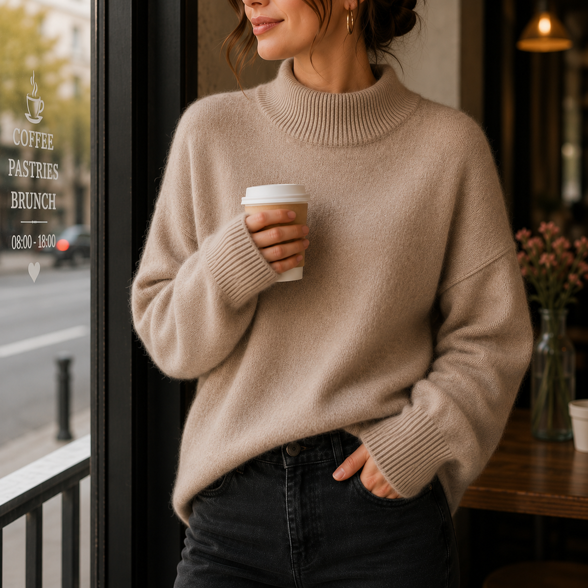 Juniper | Oversized Womens Turtleneck Sweater