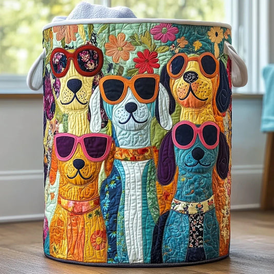 Sunny Shades Dogs Laundry Basket - 2