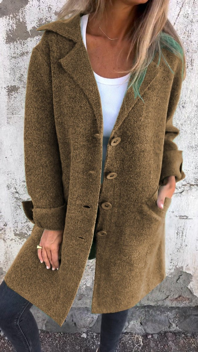 Lucille | Relaxed Longline Lapel Coat
